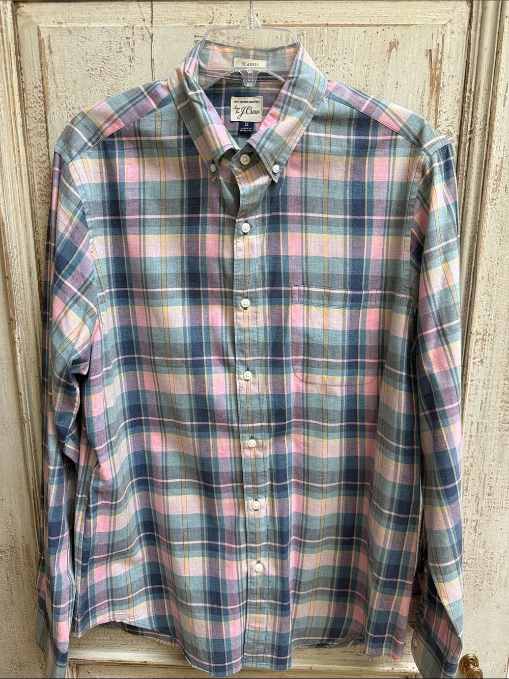 J. Crew men’s plaid shirt
